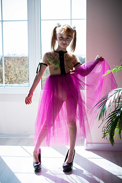 Vika Transparent Dress